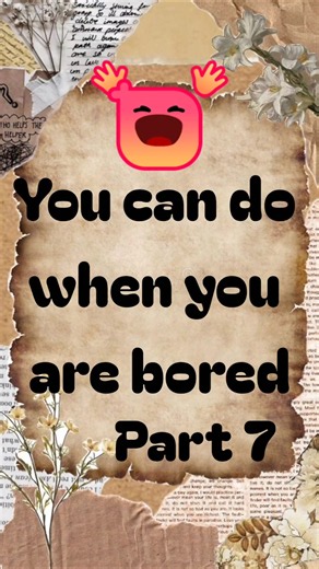 Things You Can Do When You're Bored 🤩 Part 7 #ytshorts#ThingsToDoWhenBored#Bored#BoredomBusters#DIY