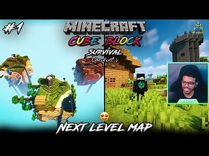 Next Level Map 😍 | Minecraft Cube Block Survival #1 | Minecraft in Telugu | Maddy Telugu Gamer