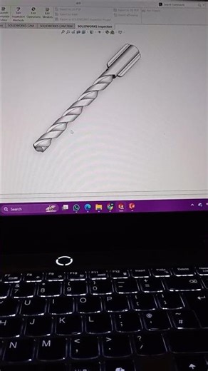 Drill Bit Design in SOLIDWORKS 2025/2026 #solidworks #solidworkssoftware #solidworksassembly #fypシ
