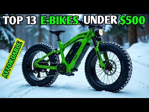 Top 13 Most Affordable Electric Bike under $500