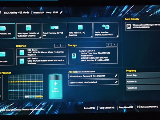 天选笔记本bios打开安全启动方法，适用于战地2042未启用secure boot报错