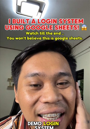 🤯 Akala mo pang-compute lang ang Google Sheets? Think again! Gumawa ako ng login page gamit lang ang Google Apps Script HTML. Simula pa lang 'to mas marami pang kayang gawin! 🚀 Comment