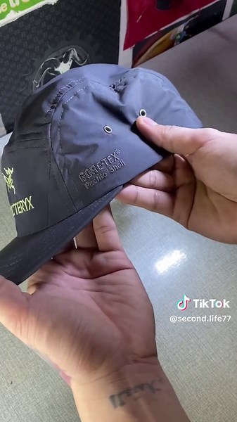 Upcycled Arc'teryx GORE-TEX Jacket into 5-Panel Cap