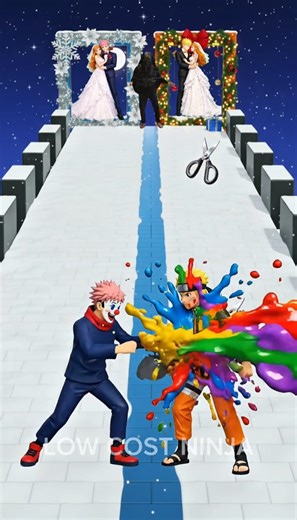 POV 💍 Itadori Yuji and Naruto in the Marriage Run! 111% #animation