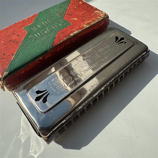 Vintage M. Horner Neue Jungend Harmonica - Key of D, Original Box - Etsy