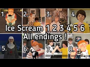 Ice Scream 1 2 3 4 5 6 all endings