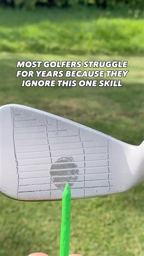 Comment ‘SKILL’ for more drills to improve your ball striking. This of the best drills you’ll ever do to improve your face contact. I’ve sprayed the face and marked out 5 zones: ❌ Extreme toe ❌ Slight toe ✅ Centre ❌ Slight heel ❌ Extreme heel Your goal? Intentionally hit all five. Toe it on purpose… heel it on purpose… then blend it back to the middle. This is how you build true control - not guessing, but actually learning how to move the strike around. Mix it up. Compete with yourself. How man