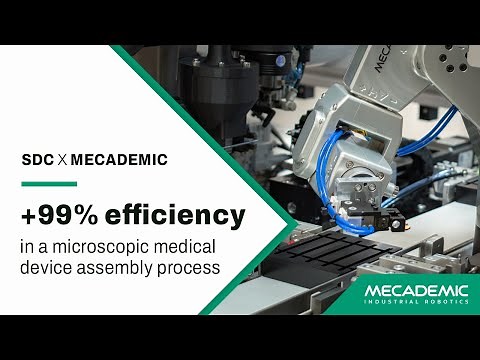 SDC automates a complex assembly process with Mecademic’s 6-axis robot