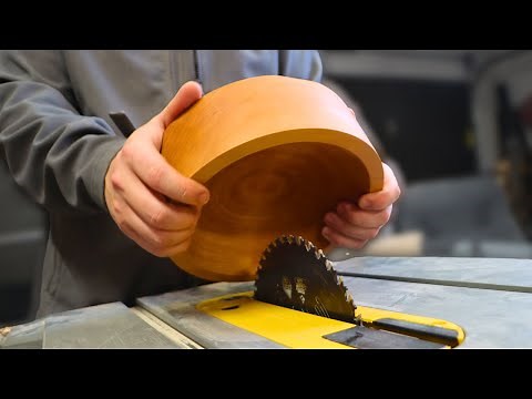 How to Make a Bowl Without a Lathe // Surprisingly EASY