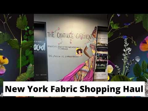 New York Fabric Haul - Mood, B&J Fabrics, And Minerva (And Patterns -- Butterick And Burda)