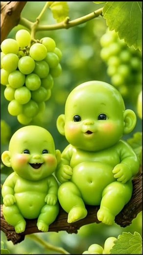 Why Are Grapes Eating Grapes? 😳🍇😂 | Funny AI Cartoon Short #shortsfeed #shorts