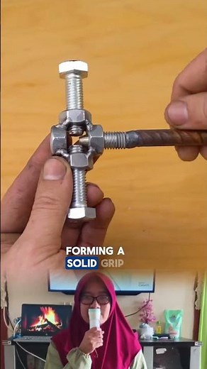 Genius DIY Tap Wrench from Nuts & Bolts 🔩 Smart Homemade Tool Idea!
