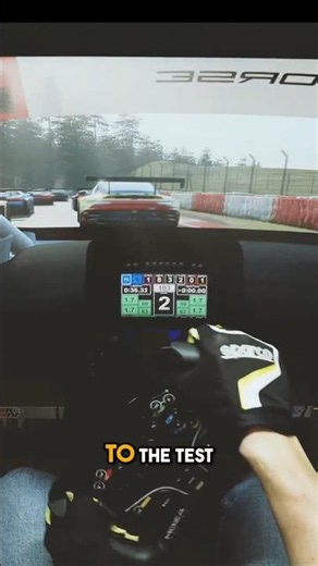 GT3 Racing Wheels: Moza ES Formula Mod on Nordschleife #shorts