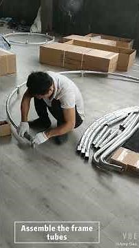 How to assemble a trampoline