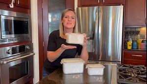 Fruit vegetable food storage containers for fridge, 3 pack airtight locking lids 100% leak proof refrigerator organizer bins, bpa-free draining fresh box keep vegetables & fruits (A1)