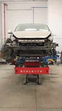 The Set Up of Cameleon Universal Jig system on the Rhone #celettebench #celette #collisionrepair