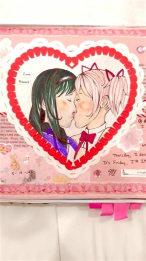 Homura x Madoka Sketchbook Spread!!!