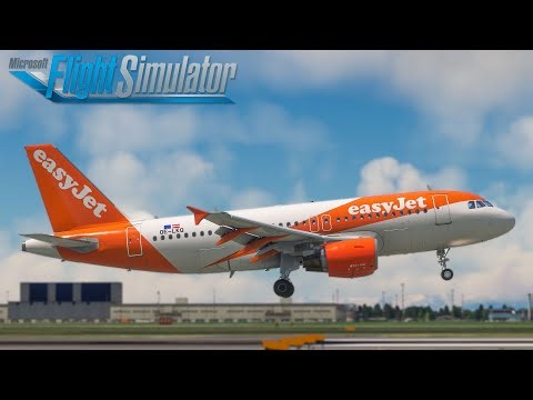 EasyJet Fenix A319 Landing at Milan Malpensa | FS2020