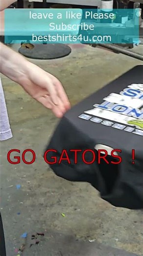 Quick Screen-print Gators #tshirt #design