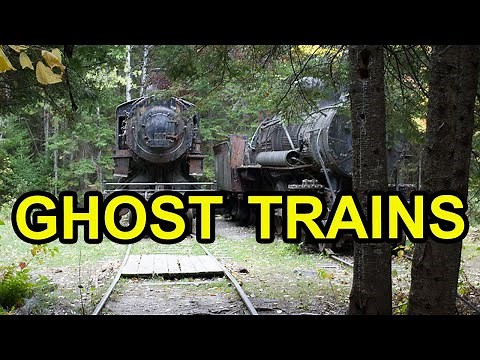 Travel to the Abandoned Ghost Trains in the North Woods of Maine