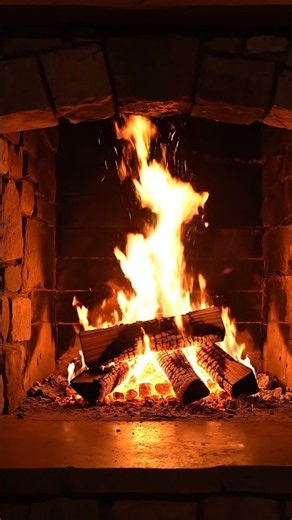 Cozy Fireplace 🔥 | Crackling Fire Sounds for Deep Sleep, Relaxation & Winter Ambience