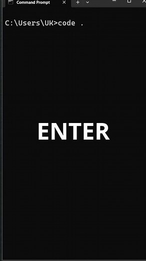 How to Open VS Code Using Command Prompt #vscode #cmd