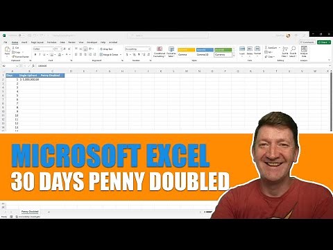 Microsoft Excel - Double a Penny for 30 Days: How Much Would You Have?