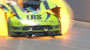 Huge fireball for Tim Wilkerson in Round 1 at the #SonomaNats | NHRA