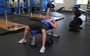 One Arm Dumbbell Fly