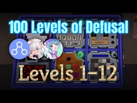 KTANE — 100 Levels of Defusal, Levels 1–12 (2024-01-30)
