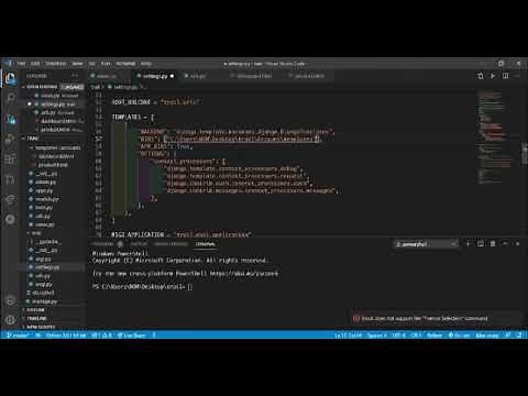 How to resolve Django TemplateDoesNotExist Error on Windows machine