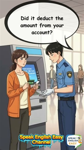 ATM Error! How to Report a Bank Problem in English 🚨 #shortsfeed #speakconfidentenglish