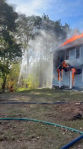 Video of Controlled House Burn. | Manchester Fire Department VT