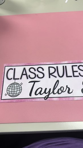 Taylor Swift Inspired Classroom Rules | Narrowing Down to 13