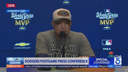 Dodgers win 2025 World Series: Manager Dave Roberts' post-game press conference