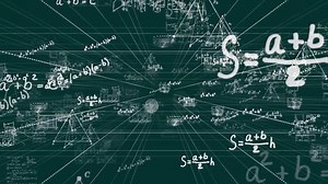 Dynamic Mathematical Background with Equations