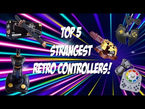 Top 5 Strangest Retro Controllers Ever!
