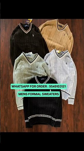 Mens V Neck Sweater Formal Wear: Perfect Office Outfit