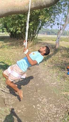 He threw a rope over the tree branch.1088