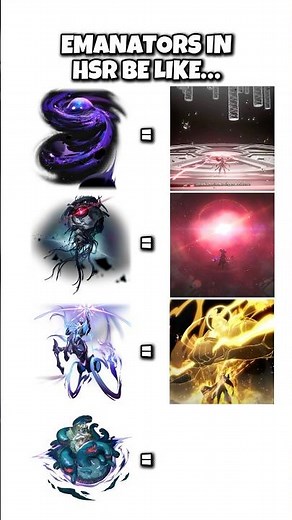 Emanators in Honkai Star Rail be like… #shorts