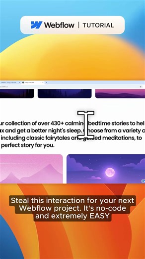 Webflow Fixed Scrolling Interaction Tutorial #design #webflow #webflowtutorial #webdesign