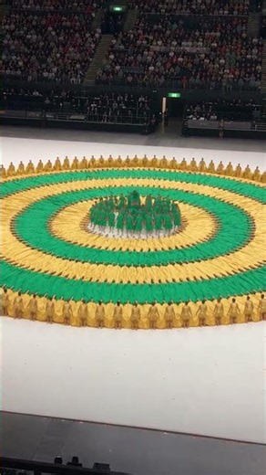 Hundreds of Humans Create a GIANT Living Compass! 😱🧭🔥 #shorts #humanpyramid #acrobatics