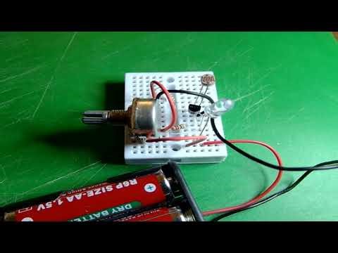 DojoLab-Activity-04 | Automatic Night Light using LDR & Transistor