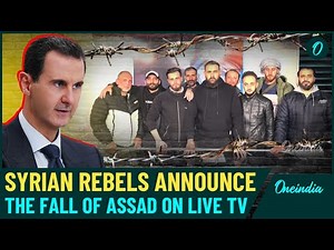 Syria Shocking Live TV Video: Rebels Announce Fall of ’Assad on State TV; Damascus Captured