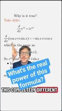 Why is Euler's formula so powerful? #maths