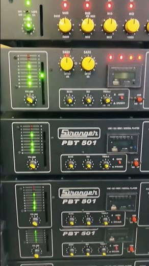 Stranger PBT 501 audio power amplifier/a professional sound booster testing #poweramp #hify #audio