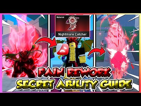 Blox Fruits New How To Get Pain Rework V2 Secret Abilities Fast Progression + Full Guide!