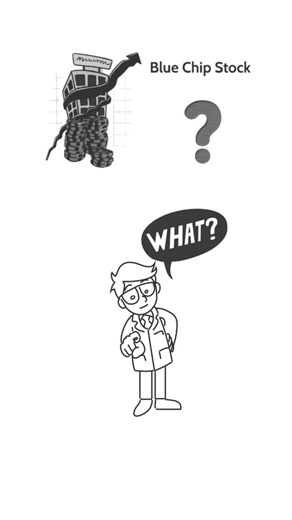 SeedhaMarket on Instagram: "Blue chip ka matlab stable hota hai, magical nahi. Terms samjho, phir invest karo. #BlueChip #ShareMarketBasics #IndianStockMarket #BeginnerInvesting LearnInvesting"