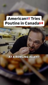 9.3K views · 70 reactions | You can literally get poutine anywhere.  #poutine #usavscanada #americantries #foodreview #canadianfood #americanincanada #americanvscanadian | Joseph's Vlog | Facebook