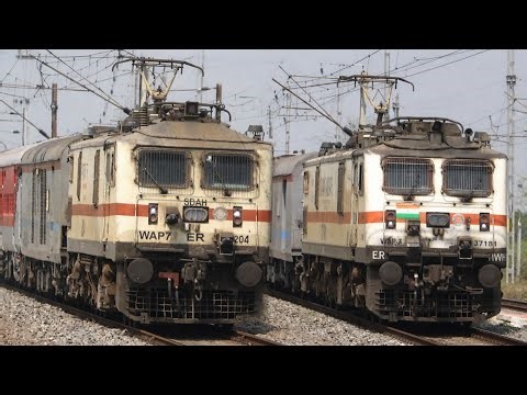 High Speed Corridor ⚡ 130 vs 110 KM/H Express Train Action | Indian Railways